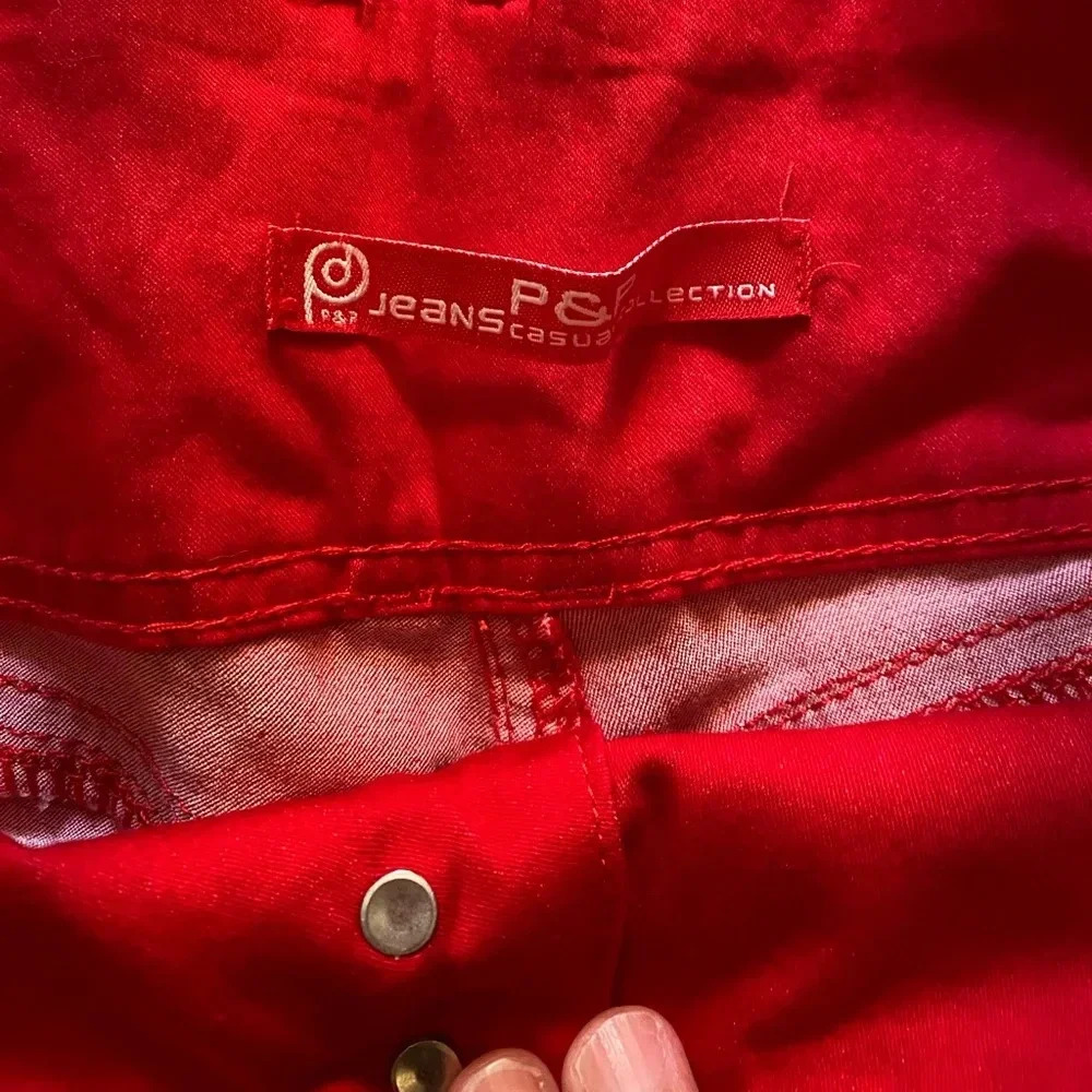 High waisted, red shorts NWT - Picture 2 of 3
